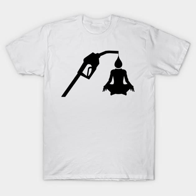 Oil Head Meditations T-Shirt by CriticalSanty